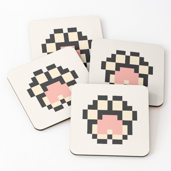 Item preview, animal paw pixel art designed and sold by helixter.