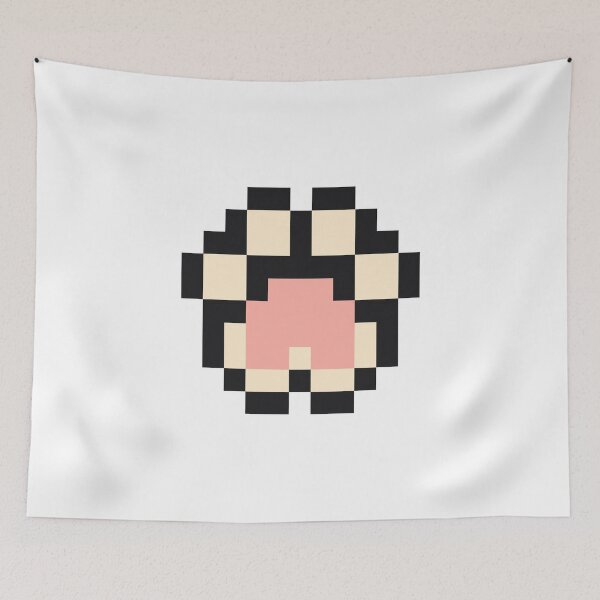 Item preview, animal paw pixel art designed and sold by helixter.