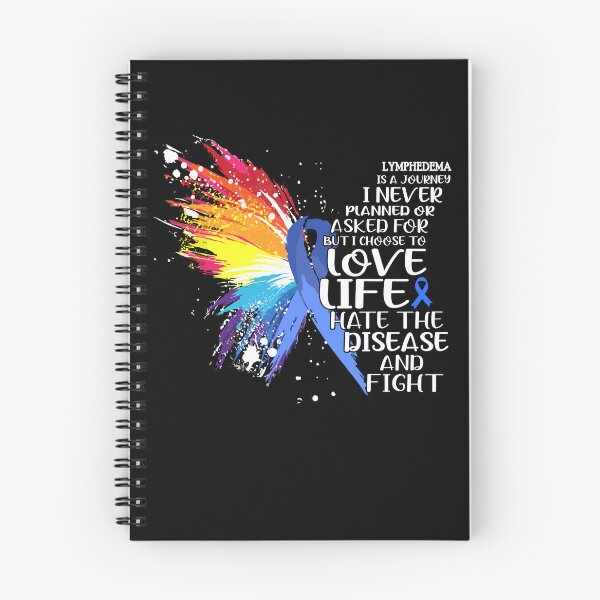 Item preview, Lymphedema is a journey I NEVER planned or asked for but i choose to LIVE LIFE hate the disease and FIGHT designed and sold by KatMercerr.