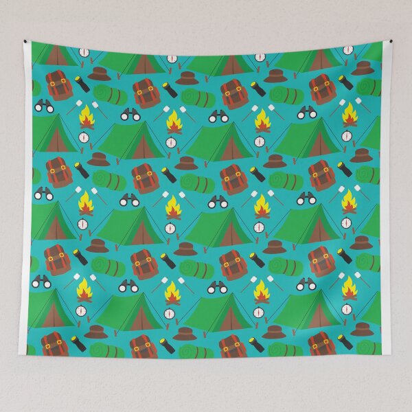 Item preview, Camping Pattern designed and sold by babybigfoot.