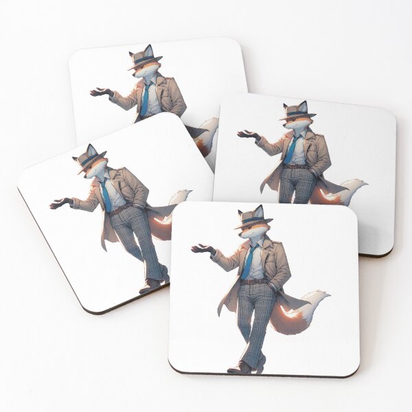 Item preview, Foxish Refinement in Classic Attire designed and sold by Finmm.