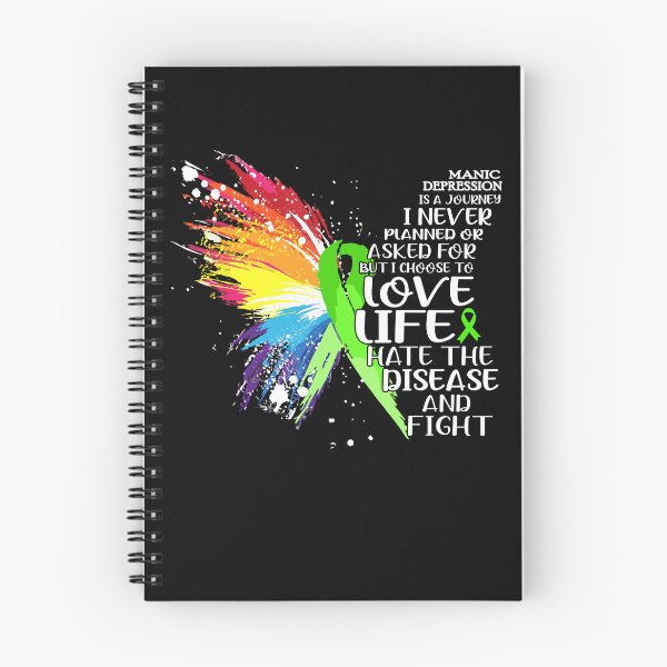 Item preview, Manic Depression is a journey I NEVER planned or asked for but i choose to LIVE LIFE hate the disease and FIGHT designed and sold by KatMercerr.