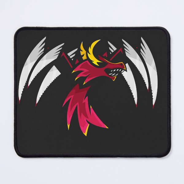 Item preview, Red Dragonoid Breathing Fire Art designed and sold by trendyestore.