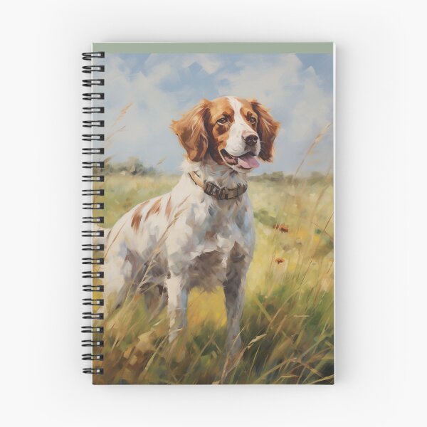 Item preview, Brittany Spaniel in grassy Field designed and sold by Samuelsboro.