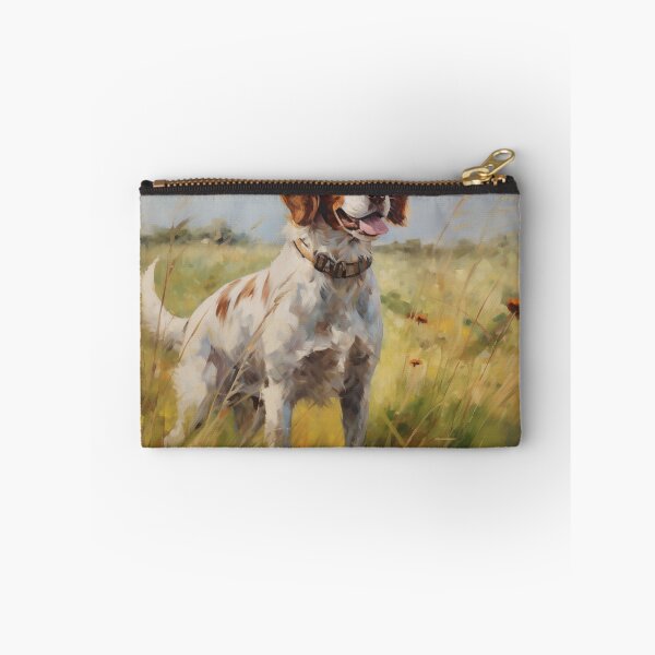 Item preview, Brittany Spaniel in grassy Field designed and sold by Samuelsboro.