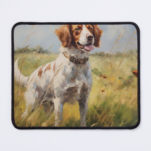 Item preview, Brittany Spaniel in grassy Field designed and sold by Samuelsboro.