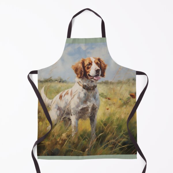Item preview, Brittany Spaniel in grassy Field designed and sold by Samuelsboro.
