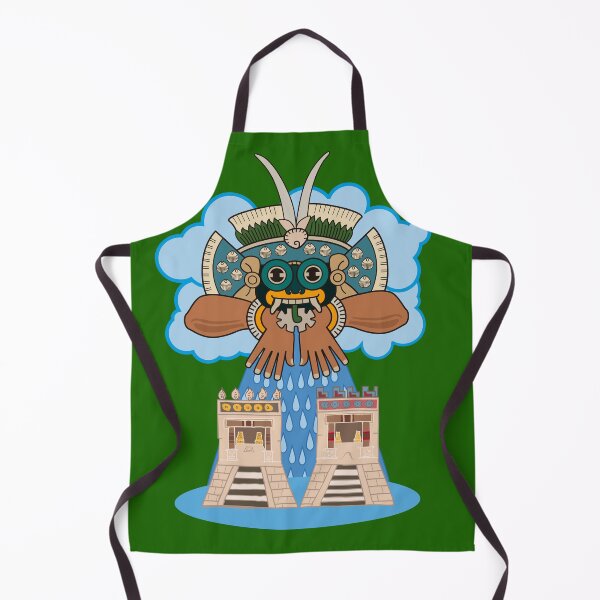 Item preview, Tláloc raining over Tenochtitlán designed and sold by ocelotlcalli.