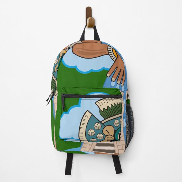 Item preview, Tláloc raining over Tenochtitlán designed and sold by ocelotlcalli.