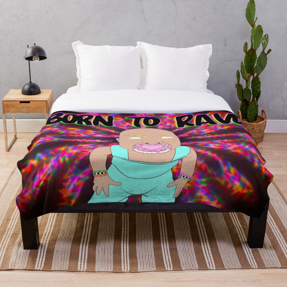 Item preview, Throw Blanket designed and sold by GlowWaveGear.