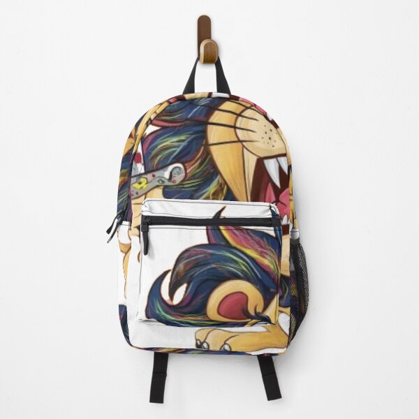 Item preview, "Fierce Colorful Lion with Sword" designed and sold by geartes.