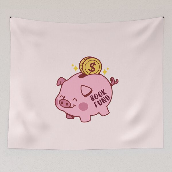 Item preview, Book fund piggy bank designed and sold by Neadoodles.