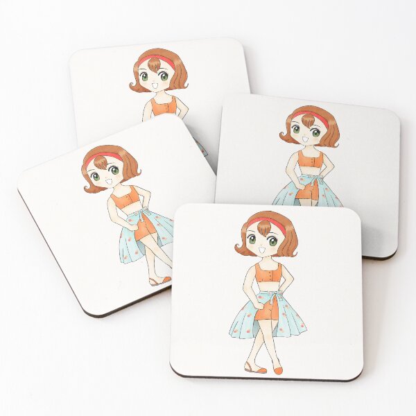 Item preview, Kawaii historical fashion illustration 5 designed and sold by MariOyama.