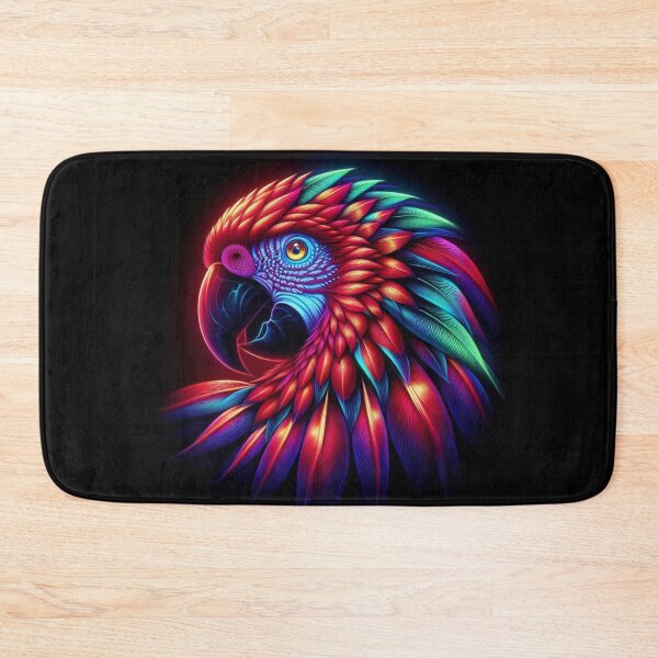 Item preview, Electric Red Macaw Extravaganza designed and sold by LyssasMindArt.