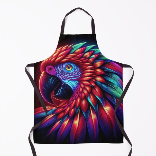 Item preview, Electric Red Macaw Extravaganza designed and sold by LyssasMindArt.