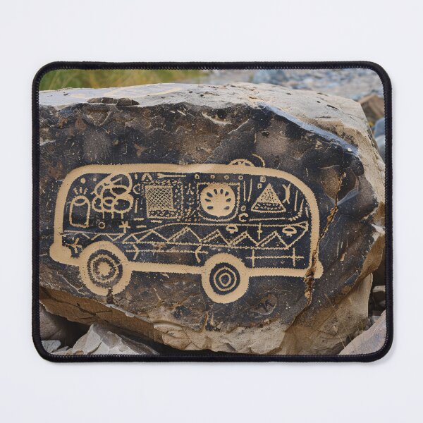 Item preview, Bus op rots designed and sold by DeMuurdecoratie.