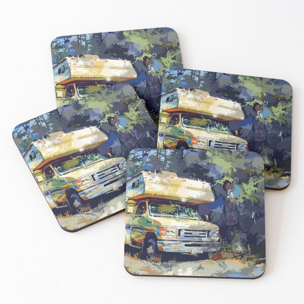 Item preview, Camper en el bos designed and sold by DeMuurdecoratie.