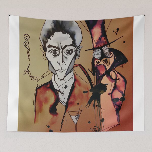 Item preview, Kafka & Friend (Sepia) designed and sold by Valliard.