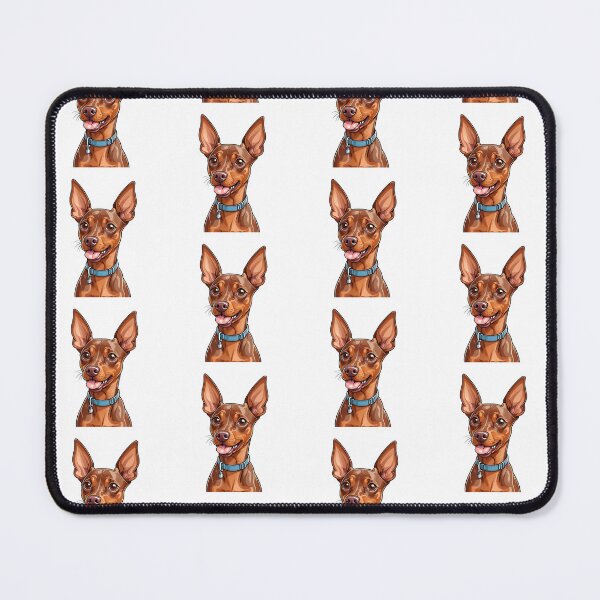 Item preview, Brown Miniature Pinscher Portrait designed and sold by TheAnimalZ00.