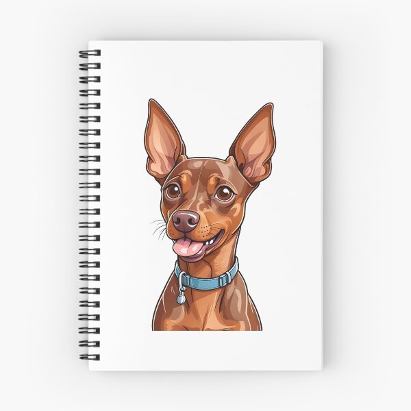 Item preview, Brown Miniature Pinscher Portrait designed and sold by TheAnimalZ00.