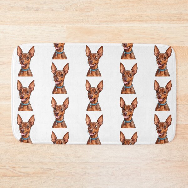 Item preview, Brown Miniature Pinscher Portrait designed and sold by TheAnimalZ00.