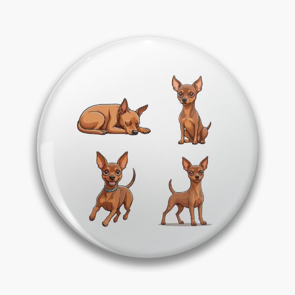 Item preview, Brown Miniature Pinschers designed and sold by TheAnimalZ00.