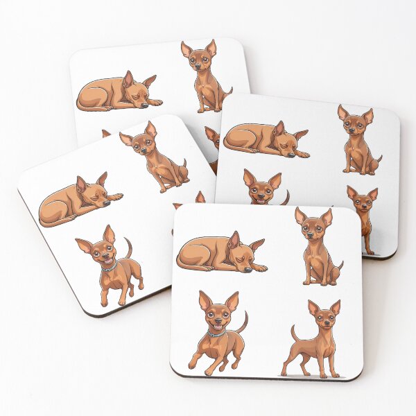 Item preview, Brown Miniature Pinschers designed and sold by TheAnimalZ00.