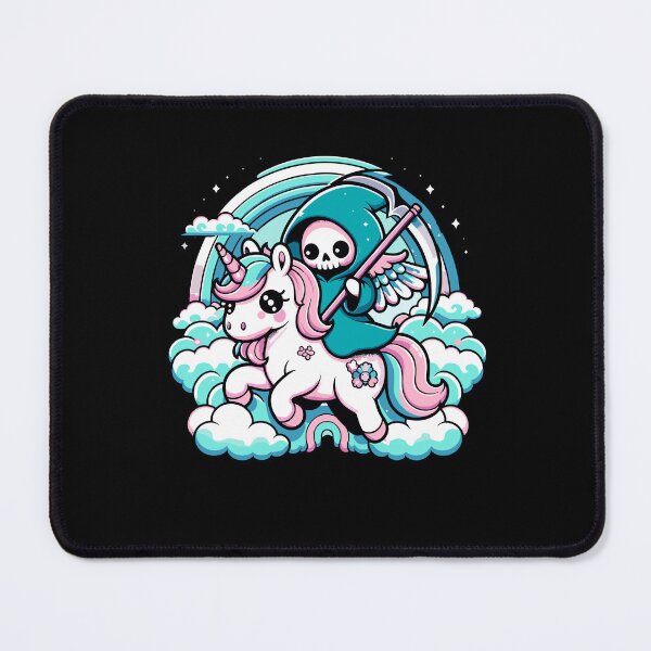 Item preview, Kawaii Pastel Goth Day Cute Creepy Unicorn Grim Reaper designed and sold by Dressed For Duty.