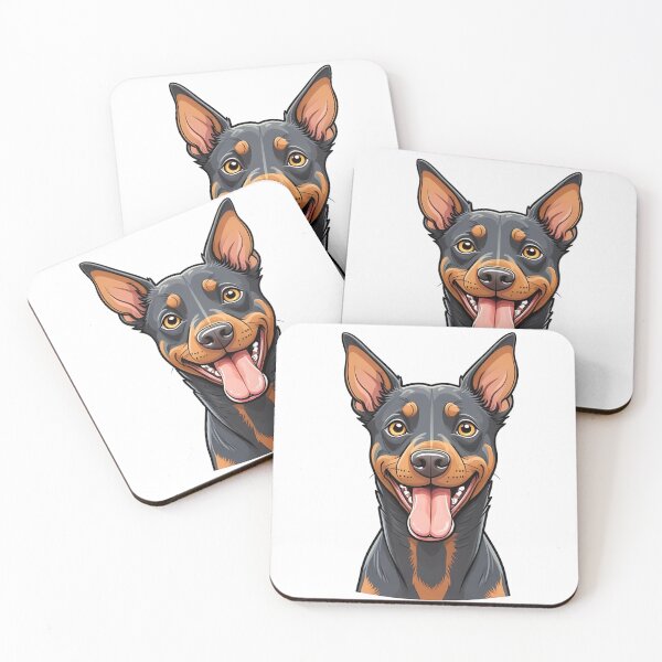 Item preview, Happy Australian Kelpie Dog designed and sold by TheAnimalZ00.