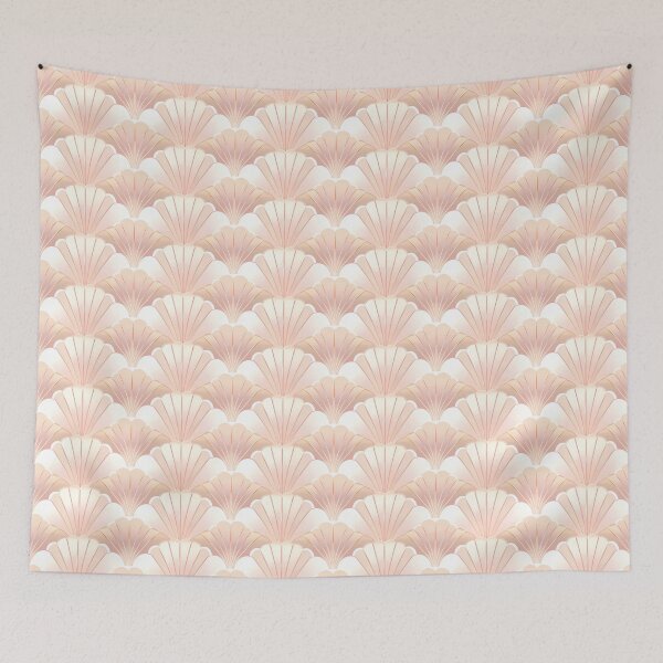 Item preview, Peach Metallic Seashells designed and sold by NesaArtSpace.