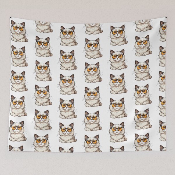 Item preview, Ragdoll Cat Wearing Sunglasses designed and sold by TheAnimalZ00.
