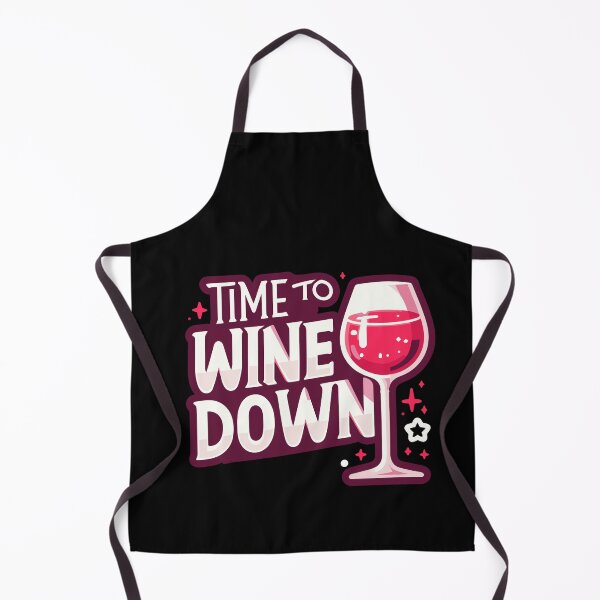 Item preview, Time To Wine Down Funny Drinking Relaxation Wine Day designed and sold by Dressed For Duty.