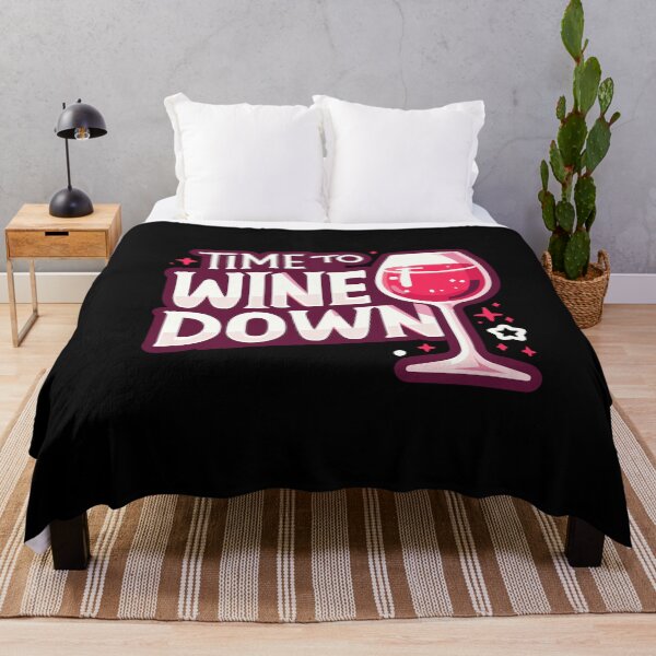 Item preview, Time To Wine Down Funny Drinking Relaxation Wine Day designed and sold by Dressed For  Duty.