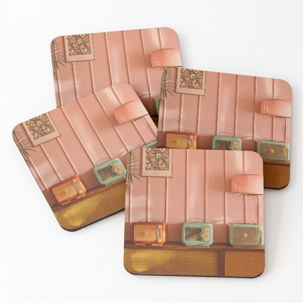 Item preview, Pink Retro Radio Living Room designed and sold by ffatts.
