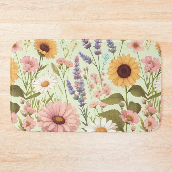 Item preview, Wildflowers Spring Pattern designed and sold by Myra365Art.