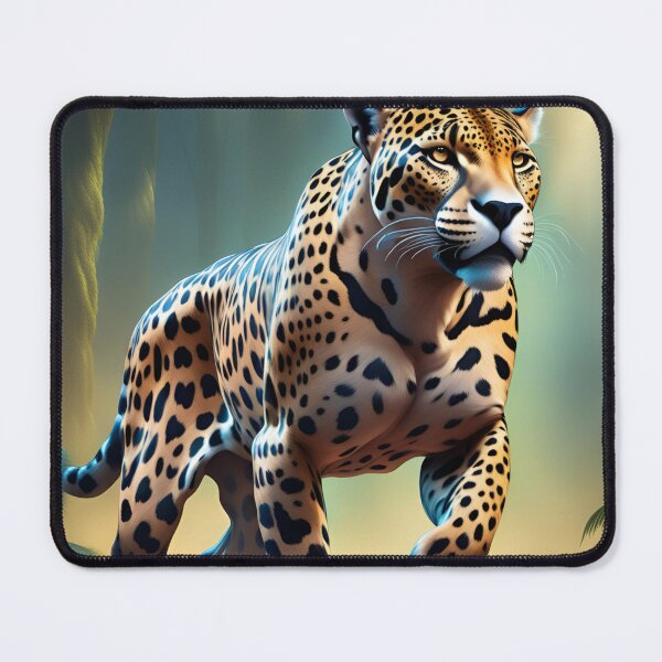 Item preview, Jaguar with golden fur and black spots from the Amazon designed and sold by DebriArte.