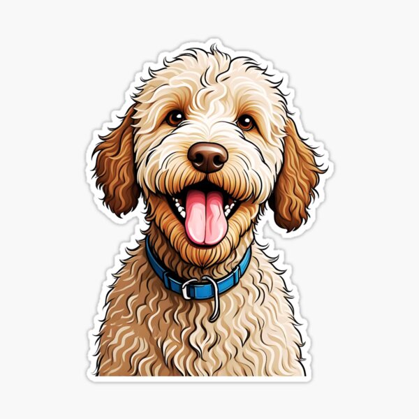 Amazon.com - Black Labradoodle Sticker - 3