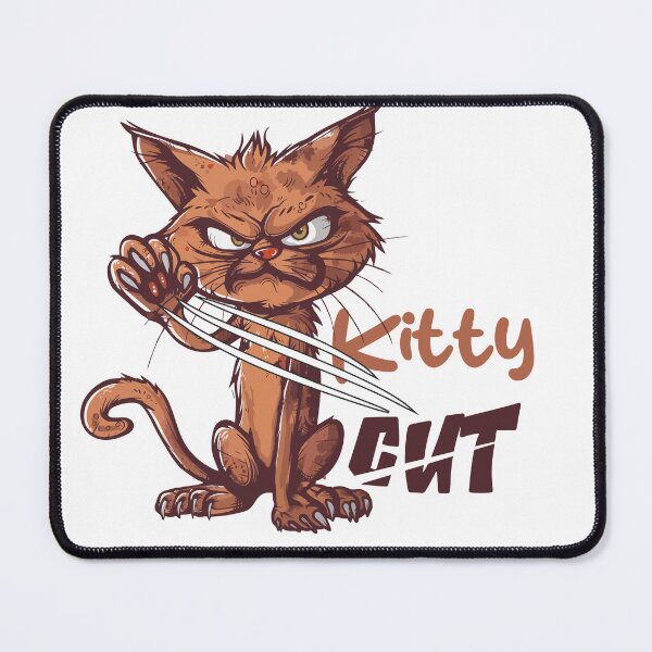 Item preview, Angry Kitty Cat Cut cartoon style designed and sold by Stereotype-pro.