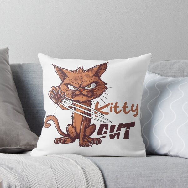 Item preview, Angry Kitty Cat Cut cartoon style designed and sold by Stereotype-pro.