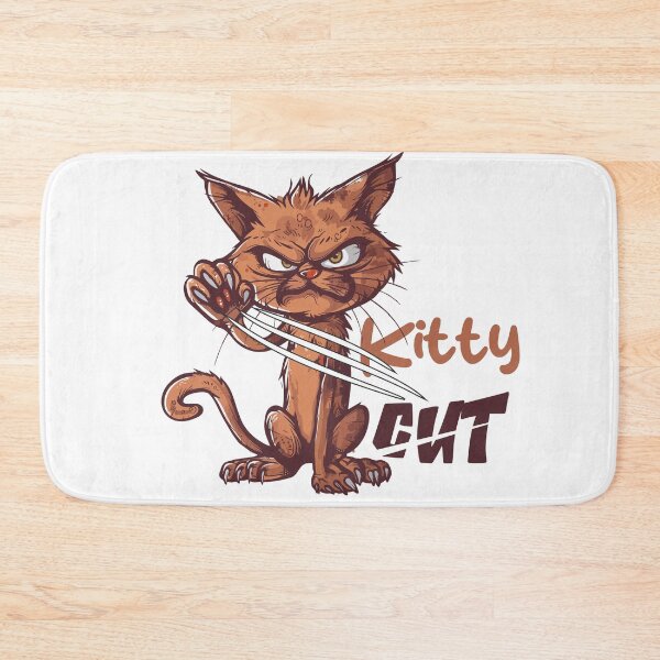Item preview, Angry Kitty Cat Cut cartoon style designed and sold by Stereotype-pro.