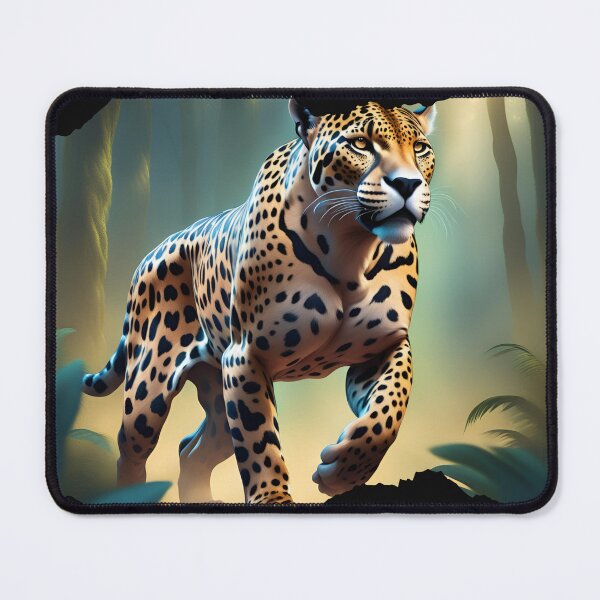 Item preview, jaguar with golden fur and black spots from the Amazon designed and sold by DebriArte.