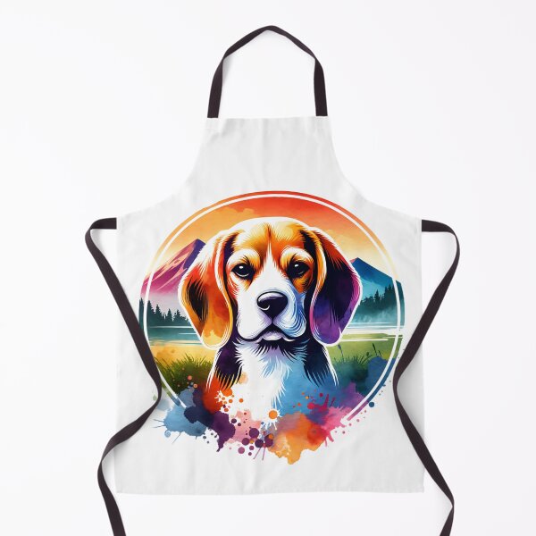 Item preview, Watercolor Beagle Mountain Background designed and sold by TheAnimalZ00.