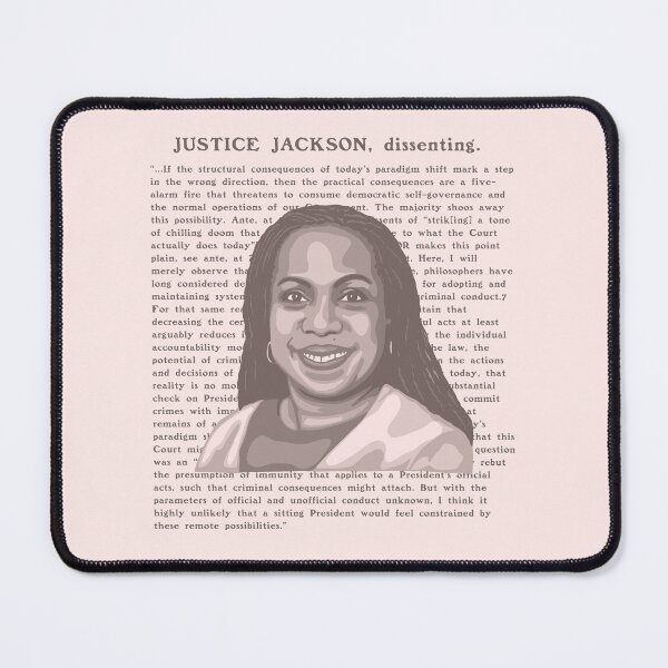 Item preview, JUSTICE JACKSON, dissenting.  designed and sold by Unhinged Heather.