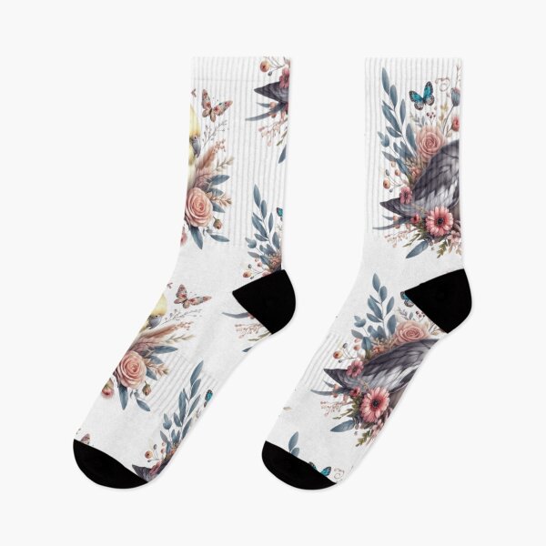 Item preview, Floral Cockatiel  designed and sold by Maddiisbirds.