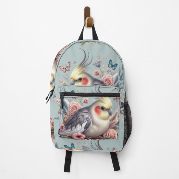 Item preview, Floral Cockatiel  designed and sold by Maddiisbirds.