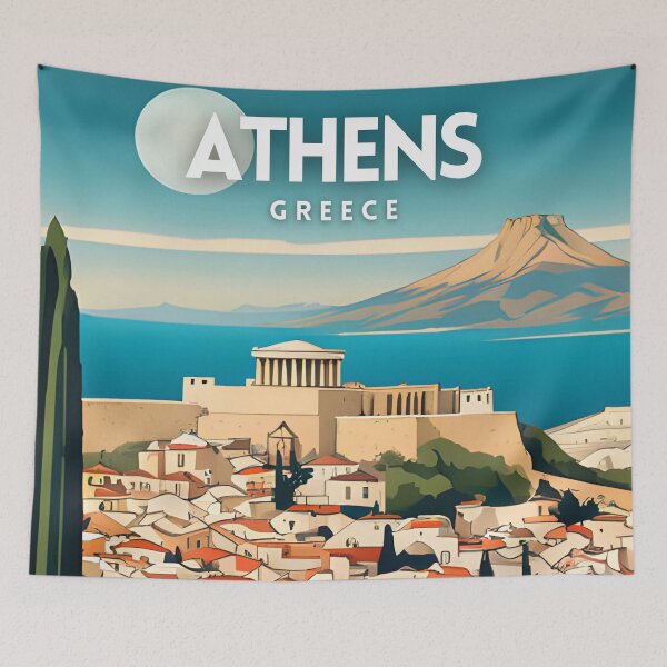 Item preview, Athens Greece designed and sold by ZionPosteria.