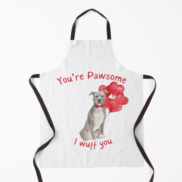 Item preview, Pawsome Dog My Valentine - Amercian Staffordshire designed and sold by beastieboutique.