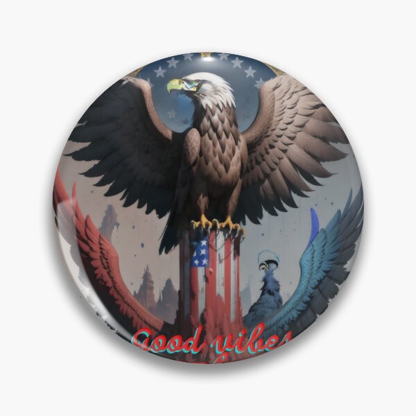 Item preview, Patriotic eagles American symbol and identity.  4thJ vibe designed and sold by luiddesigns.