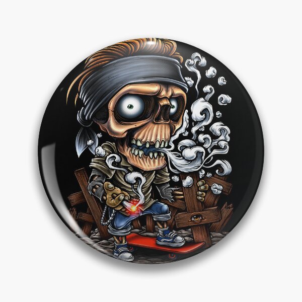 Item preview, Punk skeleton surfskate designed and sold by Winya.