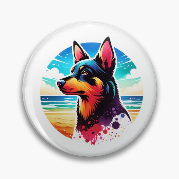 Item preview, Australian Kelpie Beach Background designed and sold by TheAnimalZ00.